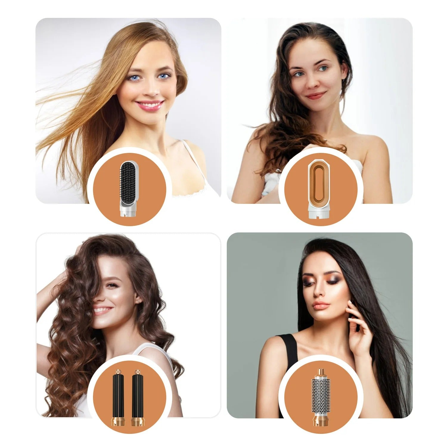 5-in-1-Haarstyler | Vielseitiges Haarwerkzeug