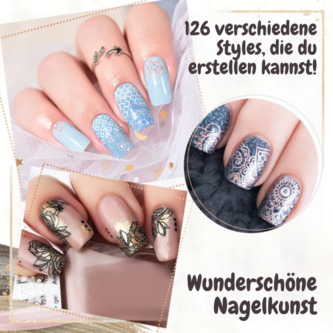 Zuedy Nagelkunst Stempel-Set