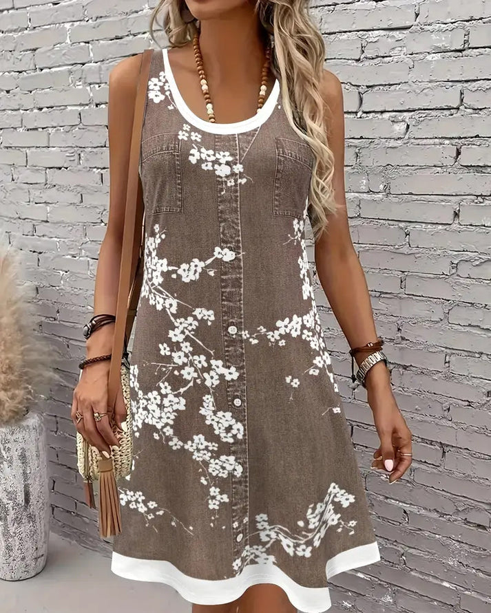Eleonore – Lässiges bedrucktes Kleid | Den ganzen Tag schick, immer bequem