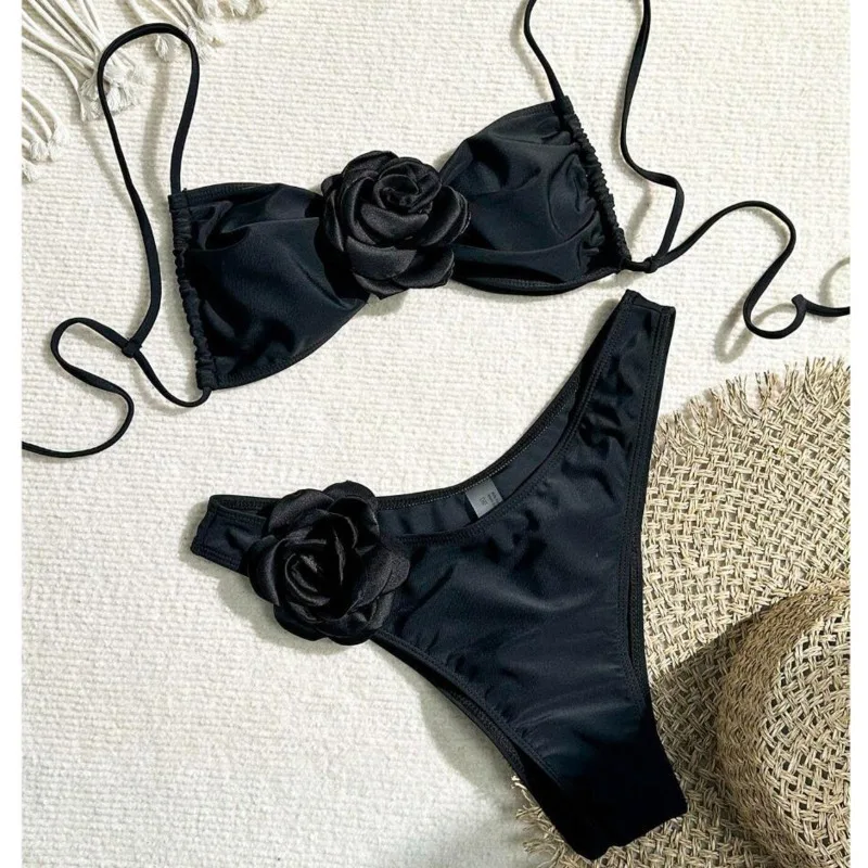 3D Rose Bikini | Elegante florale Bademode