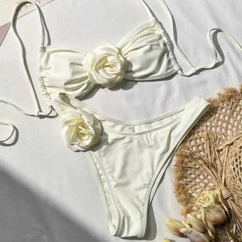 3D Rose Bikini | Elegante florale Bademode