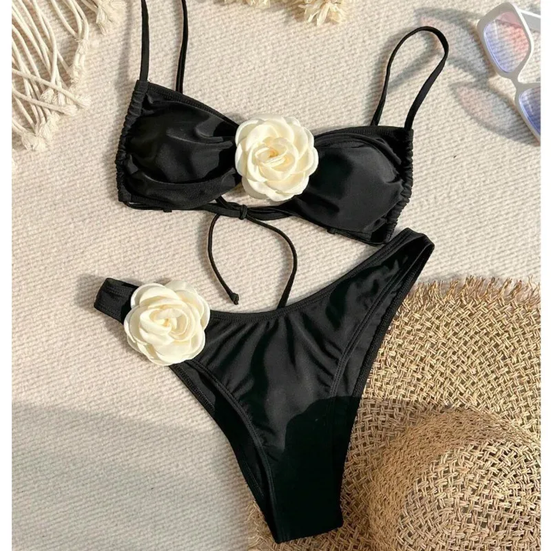 3D Rose Bikini | Elegante florale Bademode