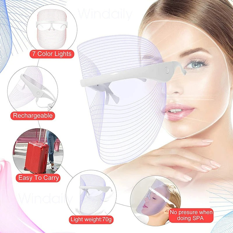 LED-Gesichtstherapie-Maske