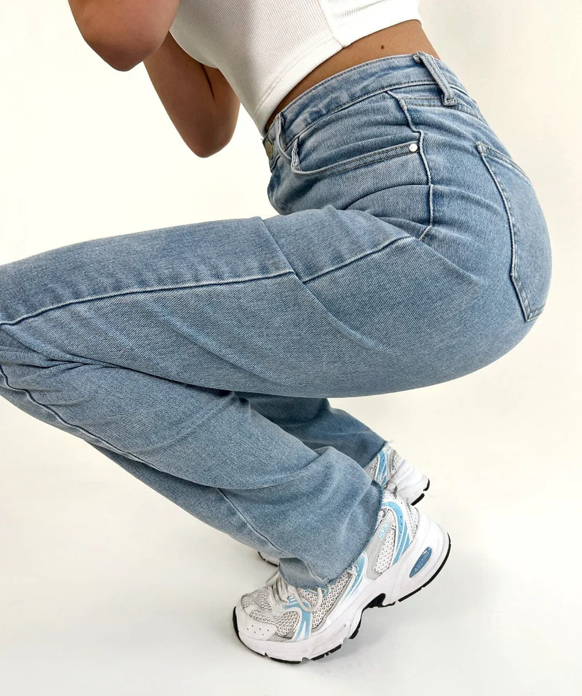 Elvie | Gerades Bein Jeans