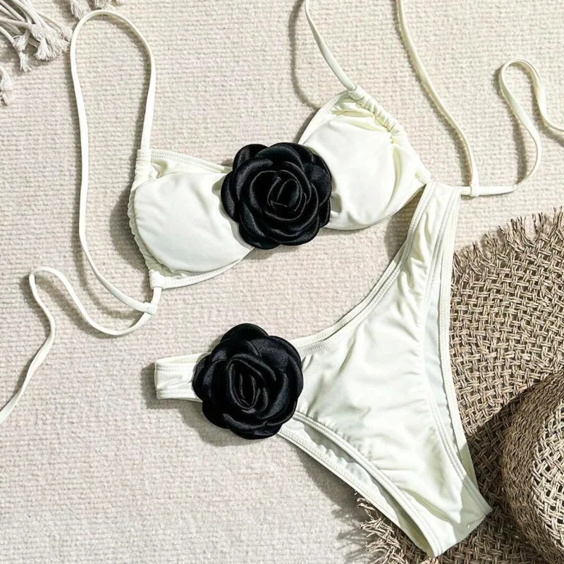 3D Rose Bikini | Elegante florale Bademode