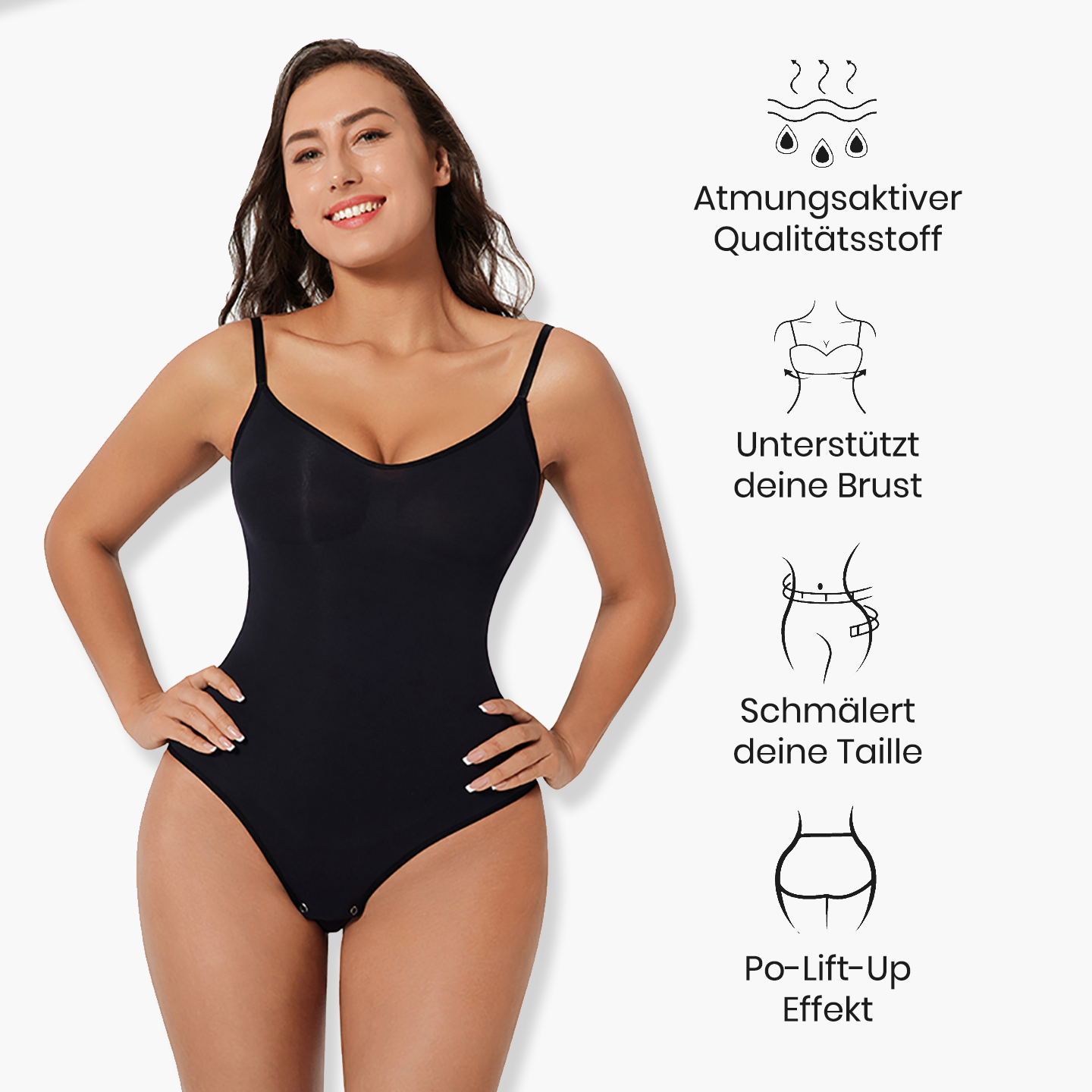 Zuedy Bodysuit Modellierende Shapewear