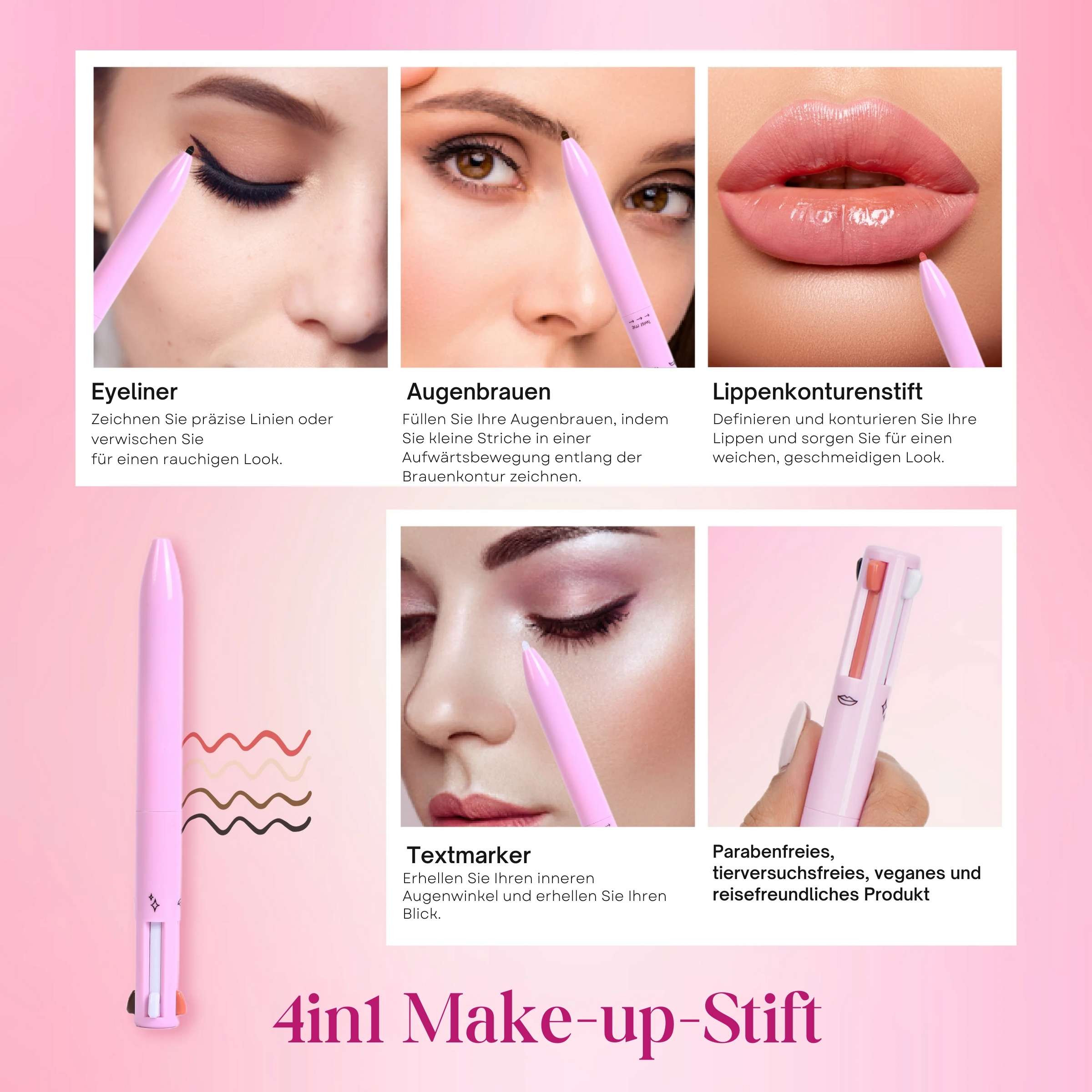 Zuedy 4-in-1 Makeup-Stift