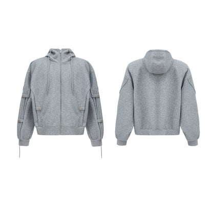 Dekonstruierter Kapuzenpulli & Hosen-Set