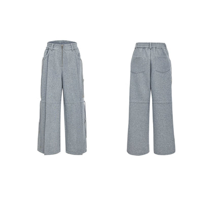 Dekonstruierter Kapuzenpulli & Hosen-Set