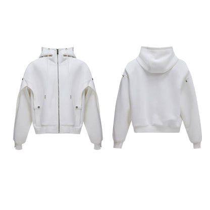 Dekonstruierter Kapuzenpulli & Hosen-Set
