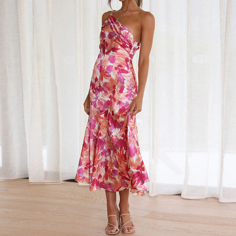 Erika | Ein-Schulter-Damenkleid