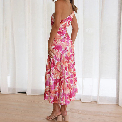Erika | Ein-Schulter-Damenkleid