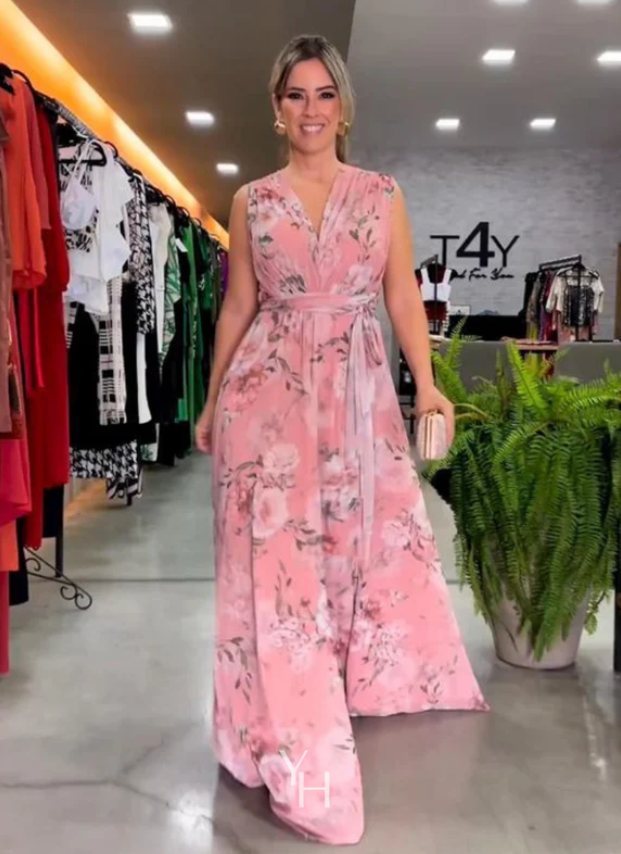 Rena – Maxi Kleid | Mühelose Eleganz und Komfort