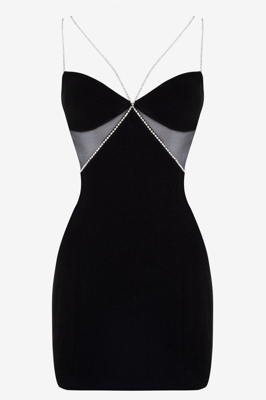 Schwarzer Diamant | Mini Kleid