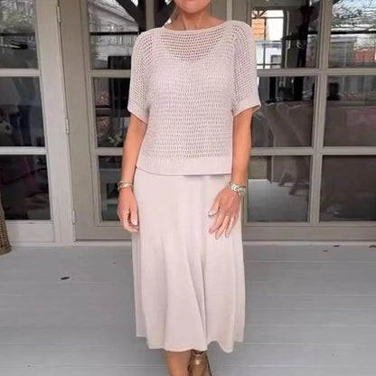 Morgana | Spitze Top und Kleid Set