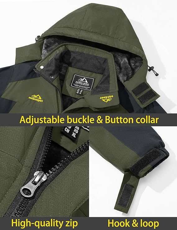 Windbreaker Wasserdichte Jacke | Warm und trocken bleiben