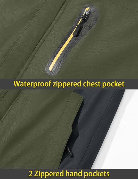 Windbreaker Wasserdichte Jacke | Warm und trocken bleiben