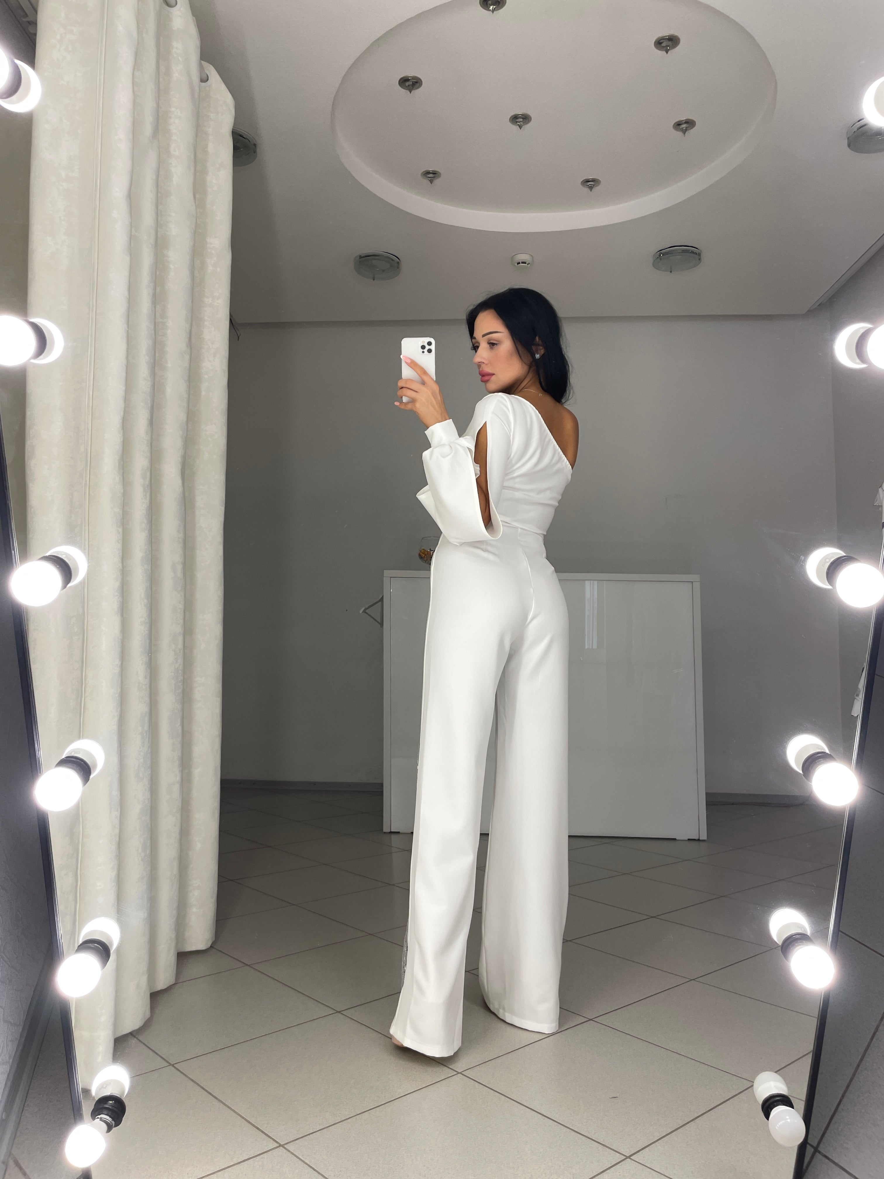 Amilia Glam Mesh-Overall | Schick, schlank und glamourös