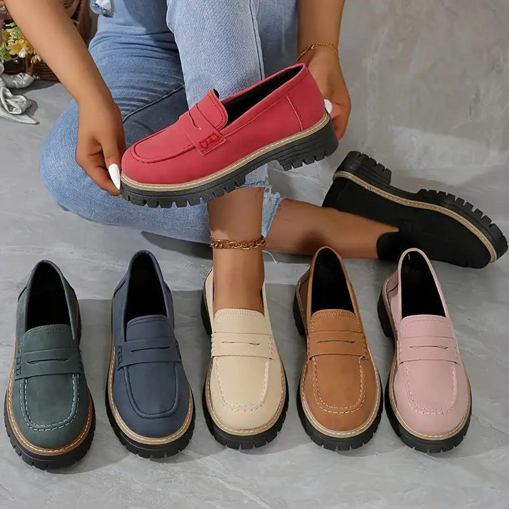 Klobige Plateau-Loafer | Gemütlicher & stilvoller Komfort