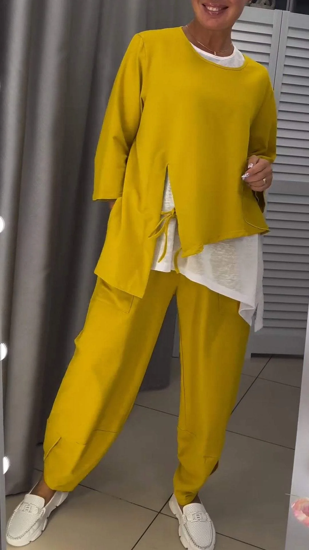 Olivia - Klassisches Rundhalsset | Entspannte Passform, gehobener Look