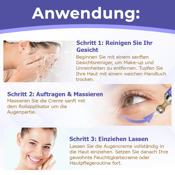 Collagen+ Bienengift Augencreme Roll-on | Sofortige Augenverjüngung