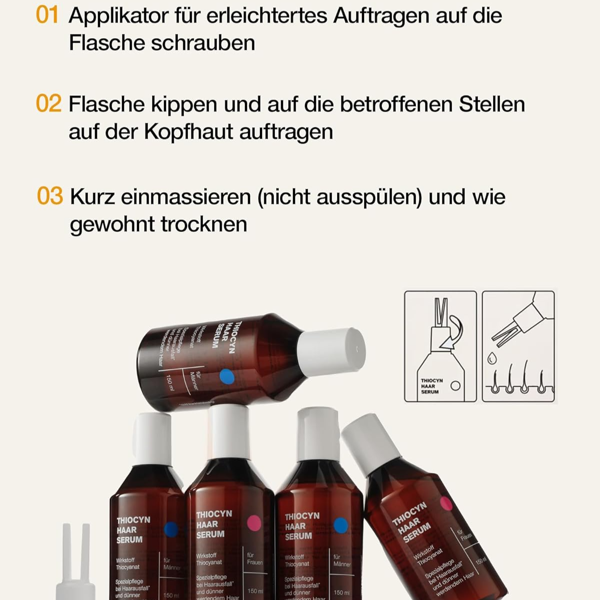 Fortgeschrittenes Haarserum | Volleres, Kräftigeres Haar
