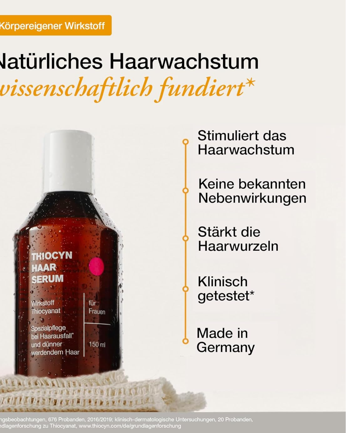 Fortgeschrittenes Haarserum | Volleres, Kräftigeres Haar
