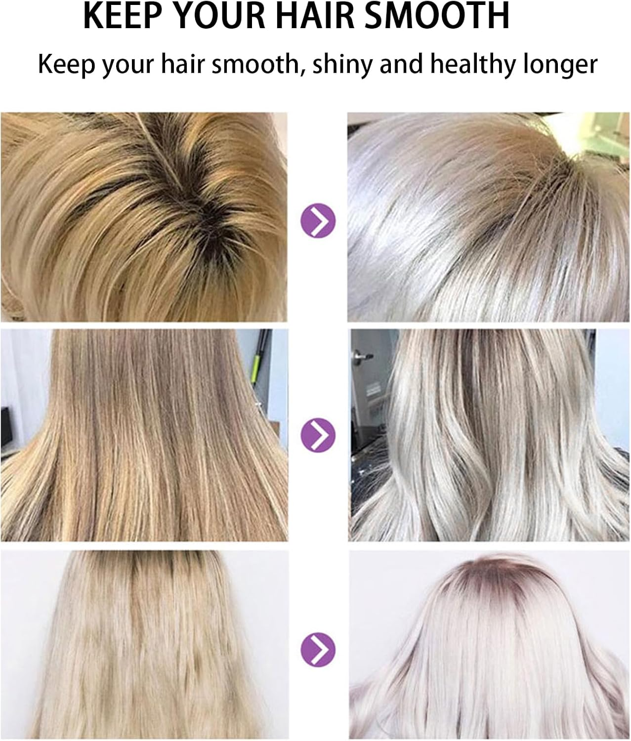 Anti-Brass-Haarmaske | Neutralisiert Gelbtöne Schnell