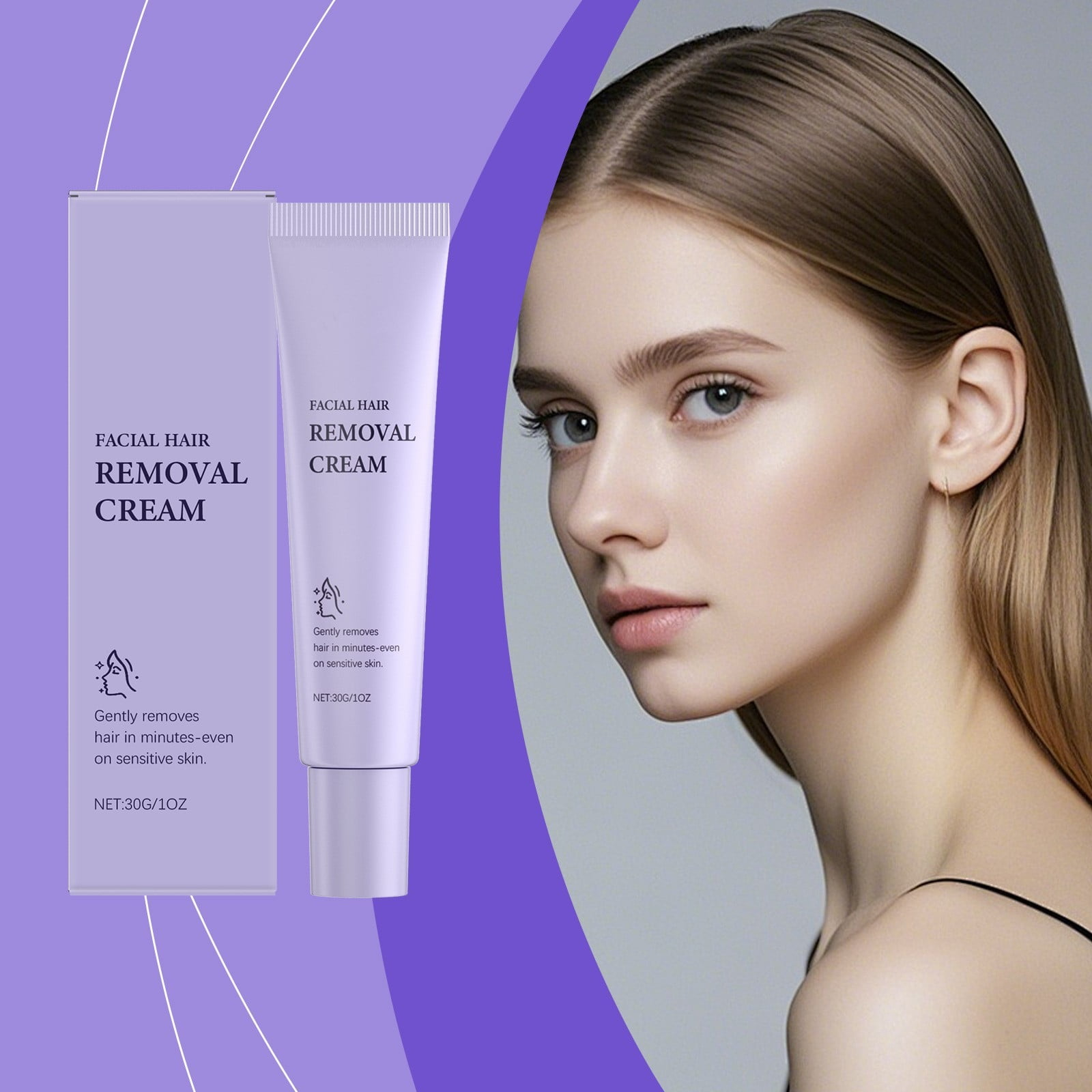 Silky Skin Gesichtshaarentferner | Sanft & Effektiv