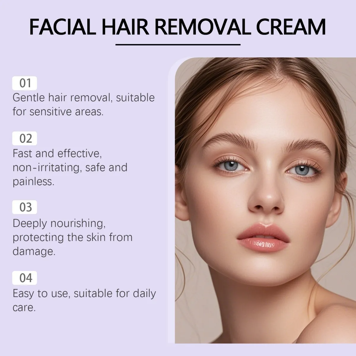 Silky Skin Gesichtshaarentferner | Sanft & Effektiv