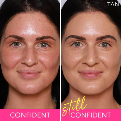 Peptid-Bounce-Foundation mit Pinsel | Feuchtigkeitsspendende, Anti-Aging-Abdeckung