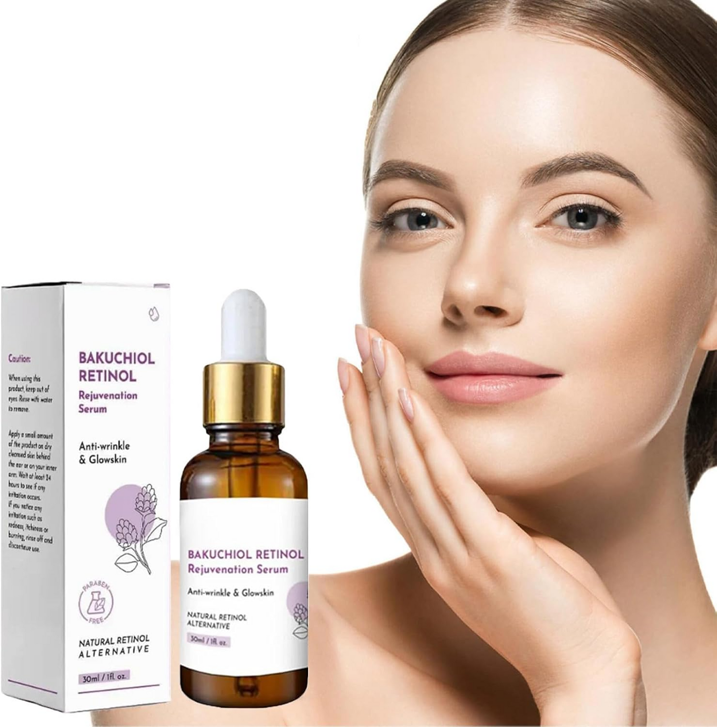 Anti-Falten- & Glow-Skin-Serum | Strafft, hellt auf, belebt