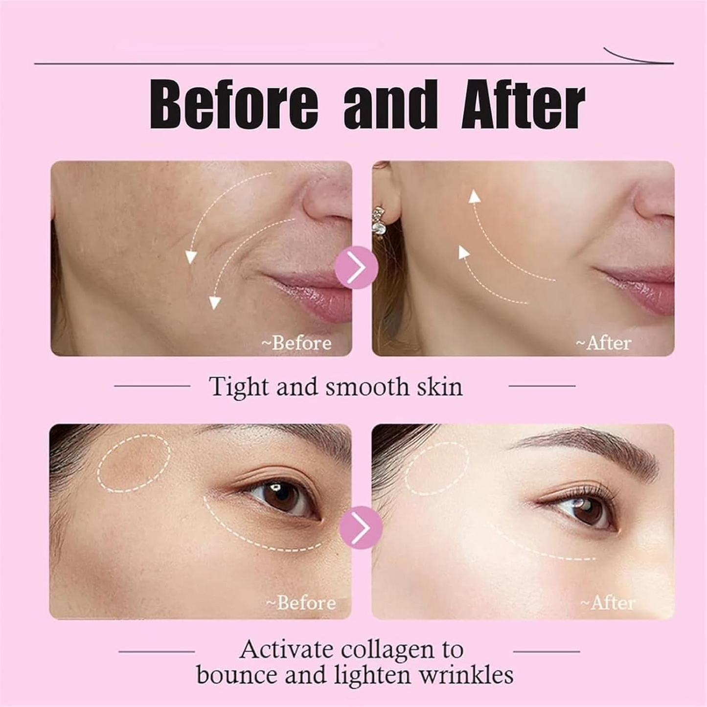 Anti-Falten- & Glow-Skin-Serum | Strafft, hellt auf, belebt