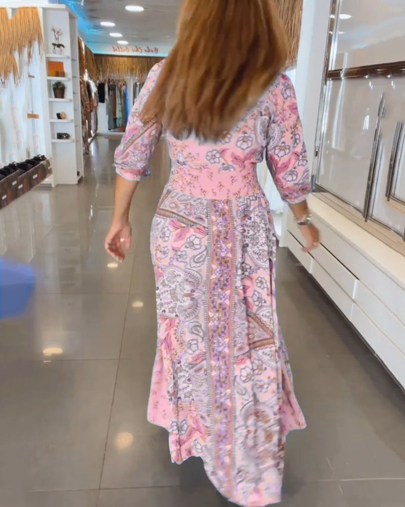 Lucia - Elegantes Kleid mit V-Ausschnitt | Ihr Go-To-Look für sonnige Tage