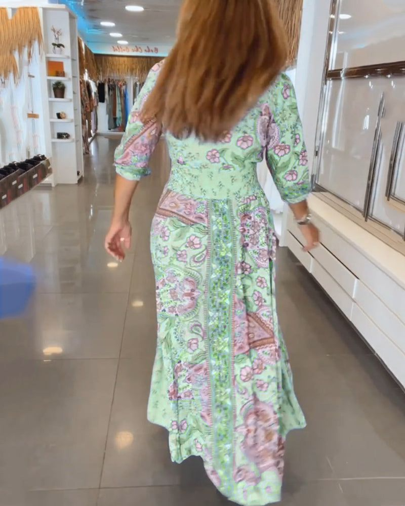 Lucia - Elegantes Kleid mit V-Ausschnitt | Ihr Go-To-Look für sonnige Tage