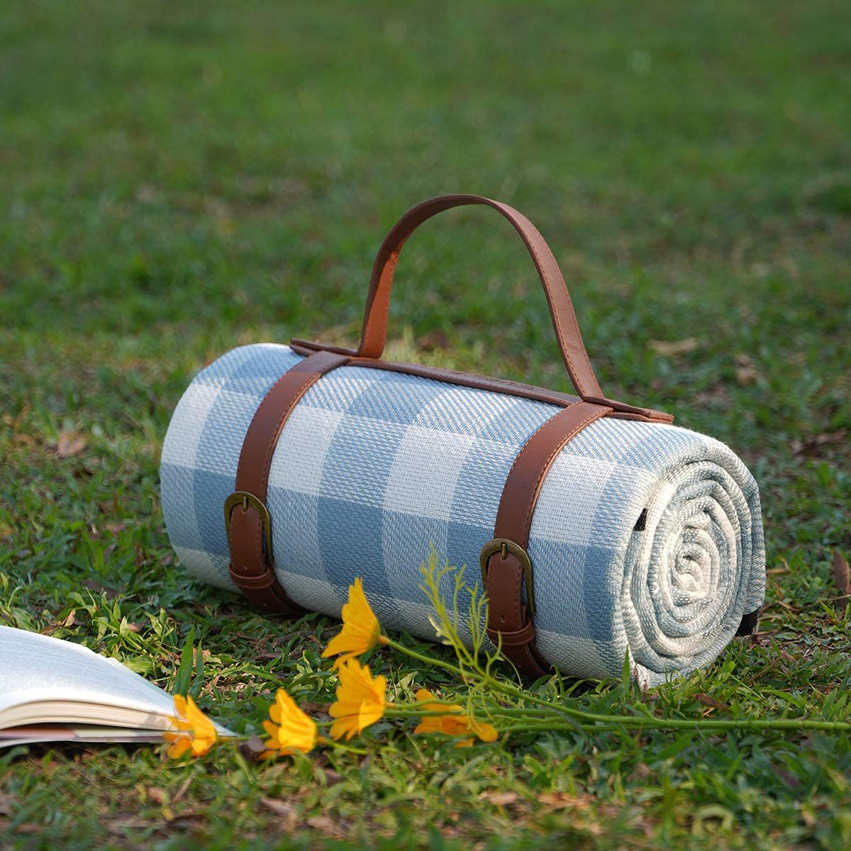3-Lagen-Picknickmatte für den Außenbereich | Wasserdicht, Stilvoll und Leicht zu Transportieren