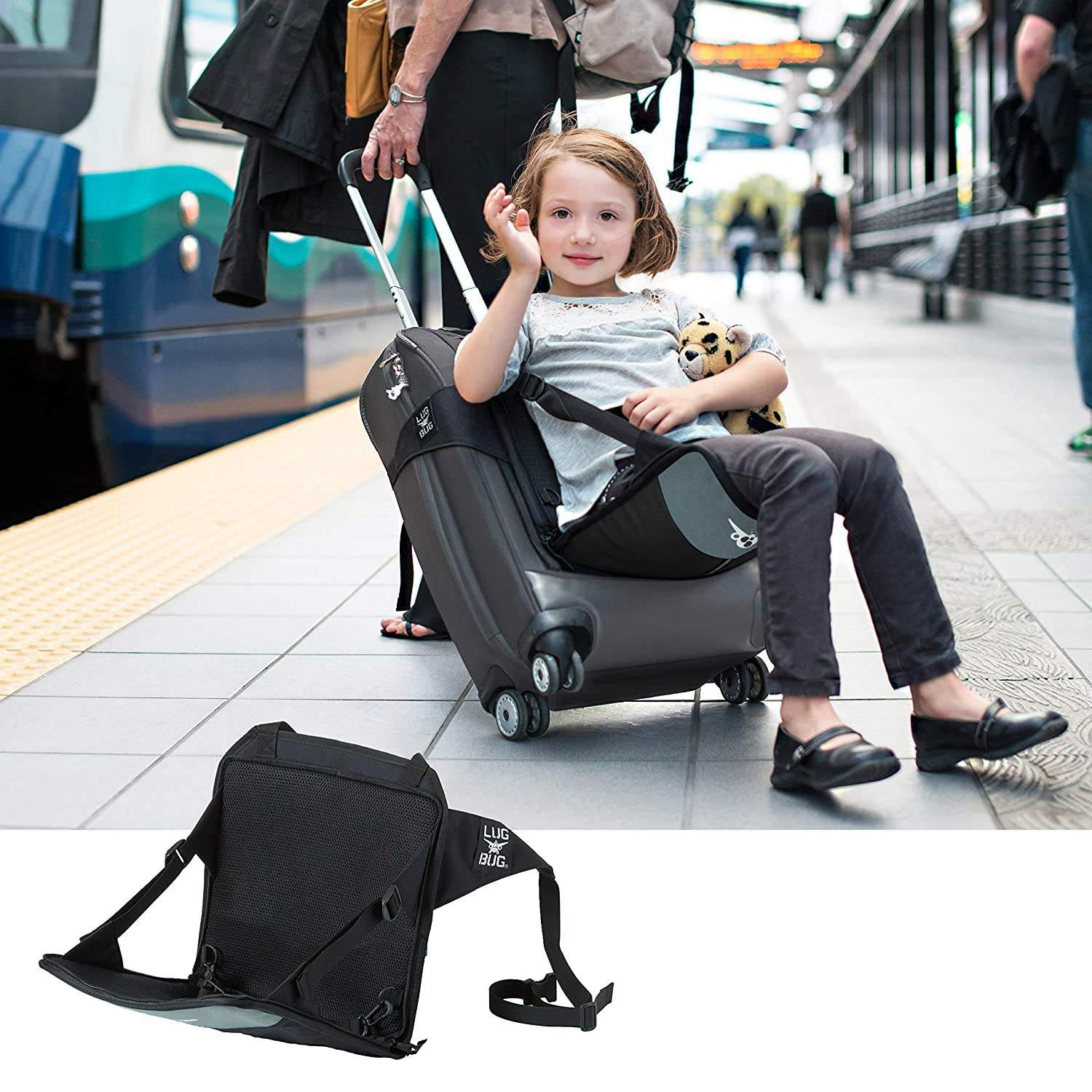 Auffahrbare Kindertrage | Für reibungsloses und sicheres Reisen am Flughafen