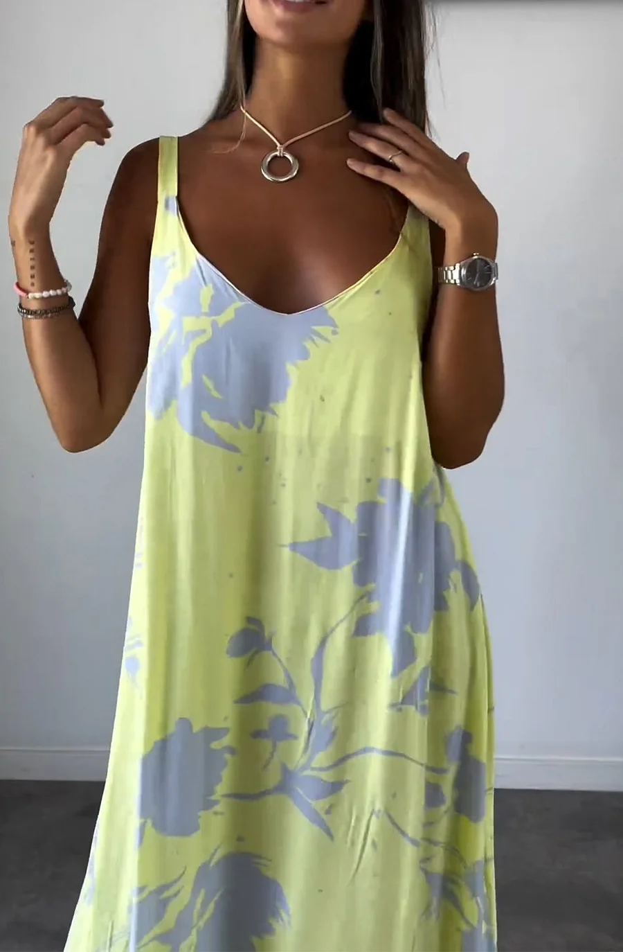 Leni - Bedrucktes Schlagkleid | Leicht, Lieblich & Mutig