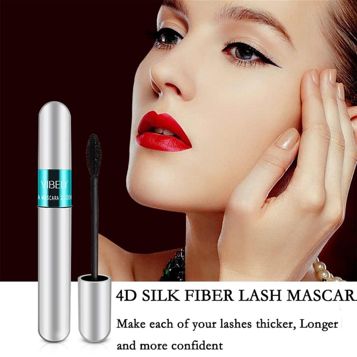 4D LashLift Mascara | Dual-Bürsten Volumen & Wasserfeste Power - 1 + 1 Gratis!