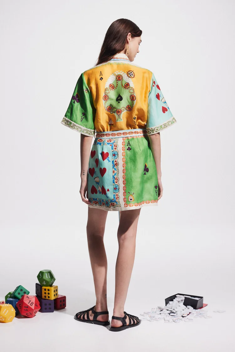 Cindy – Ethno-Print Mini-Kleid | Luftig, Fließend & Stilvoll
