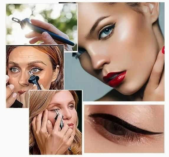 Silikon-Eyeliner-Tool | Präzise Linien & Perfekte Wings im Handumdrehen - 1 + 1 Gratis!