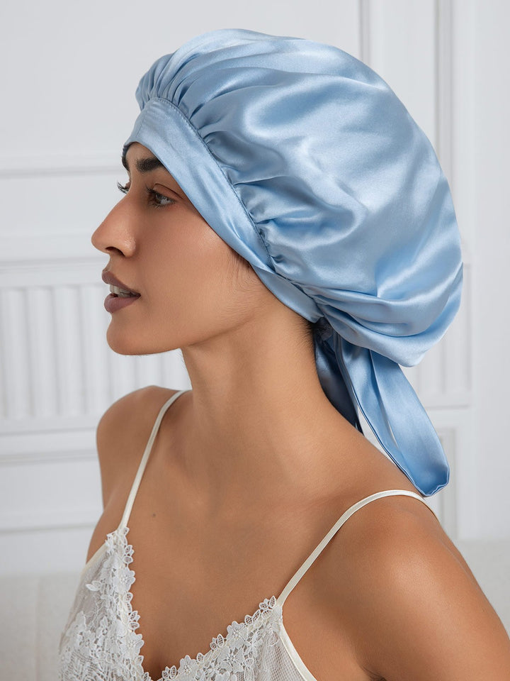 Satin-Nachtmütze | Glattes Haar, Kein Frizz
