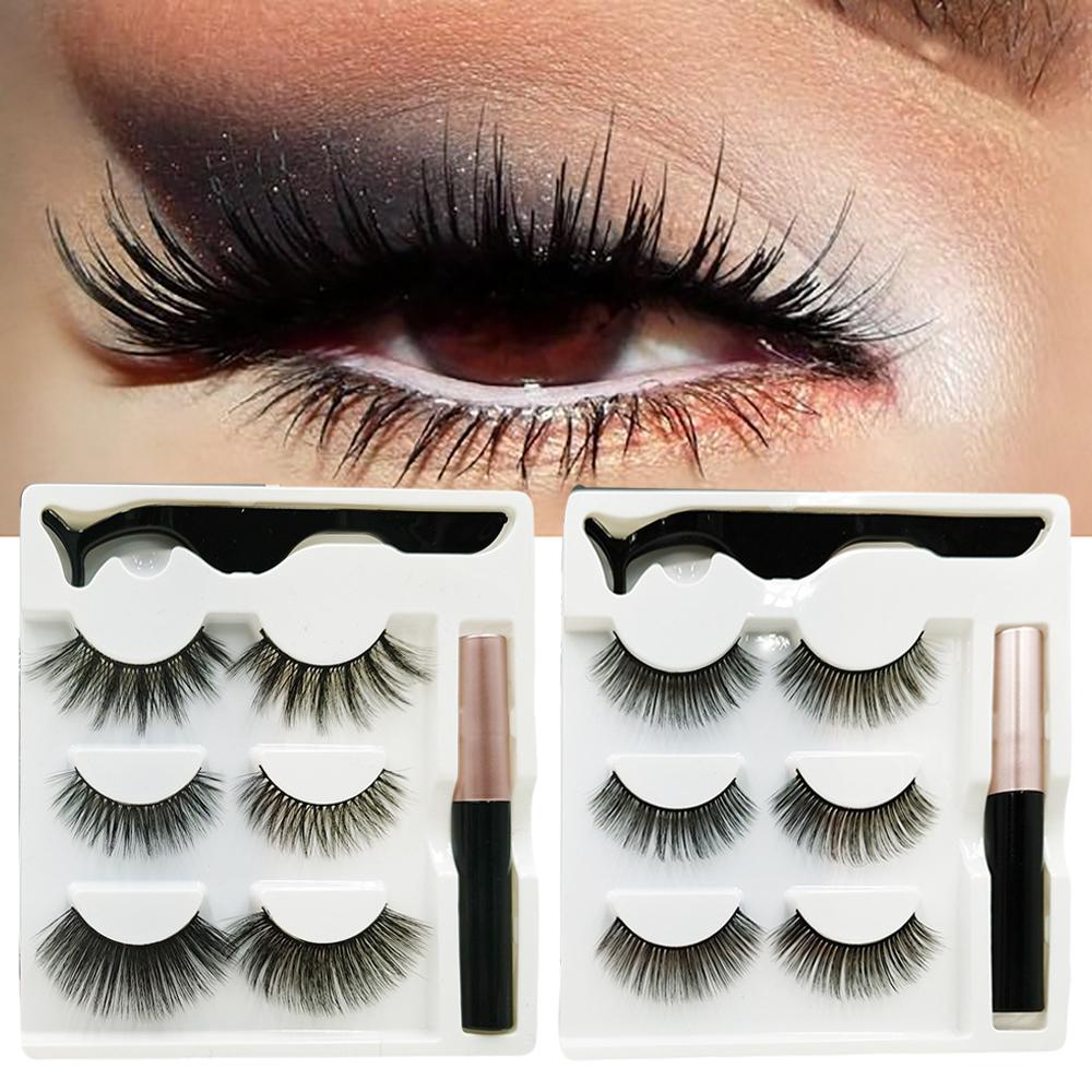 Magnetische Wimpern mit Eyeliner | Glamour in Sekunden – Ganz ohne Pinzette - 1 + 1 Gratis!