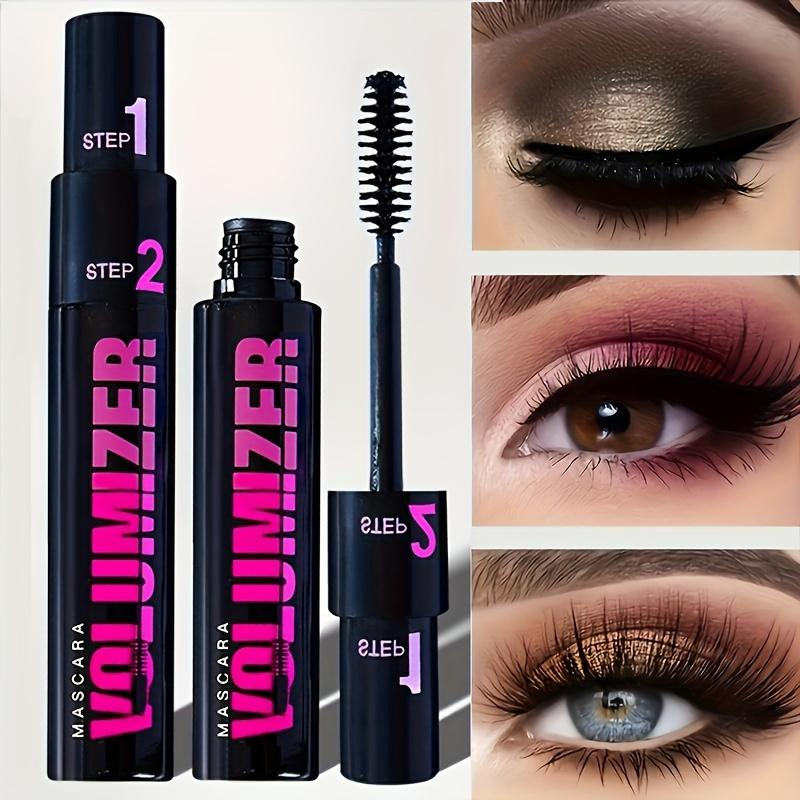 2-in-1 Mascara für mehr Schwung und Volumen |  Lange, Dichte, Glamouröse Wimpern - 1 + 1 Gratis!