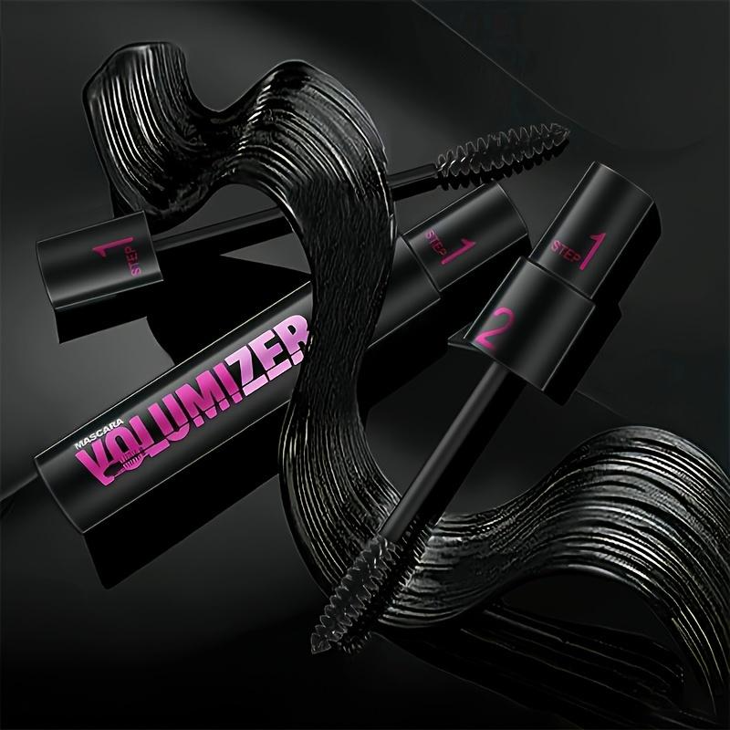 2-in-1 Mascara für mehr Schwung und Volumen |  Lange, Dichte, Glamouröse Wimpern - 1 + 1 Gratis!