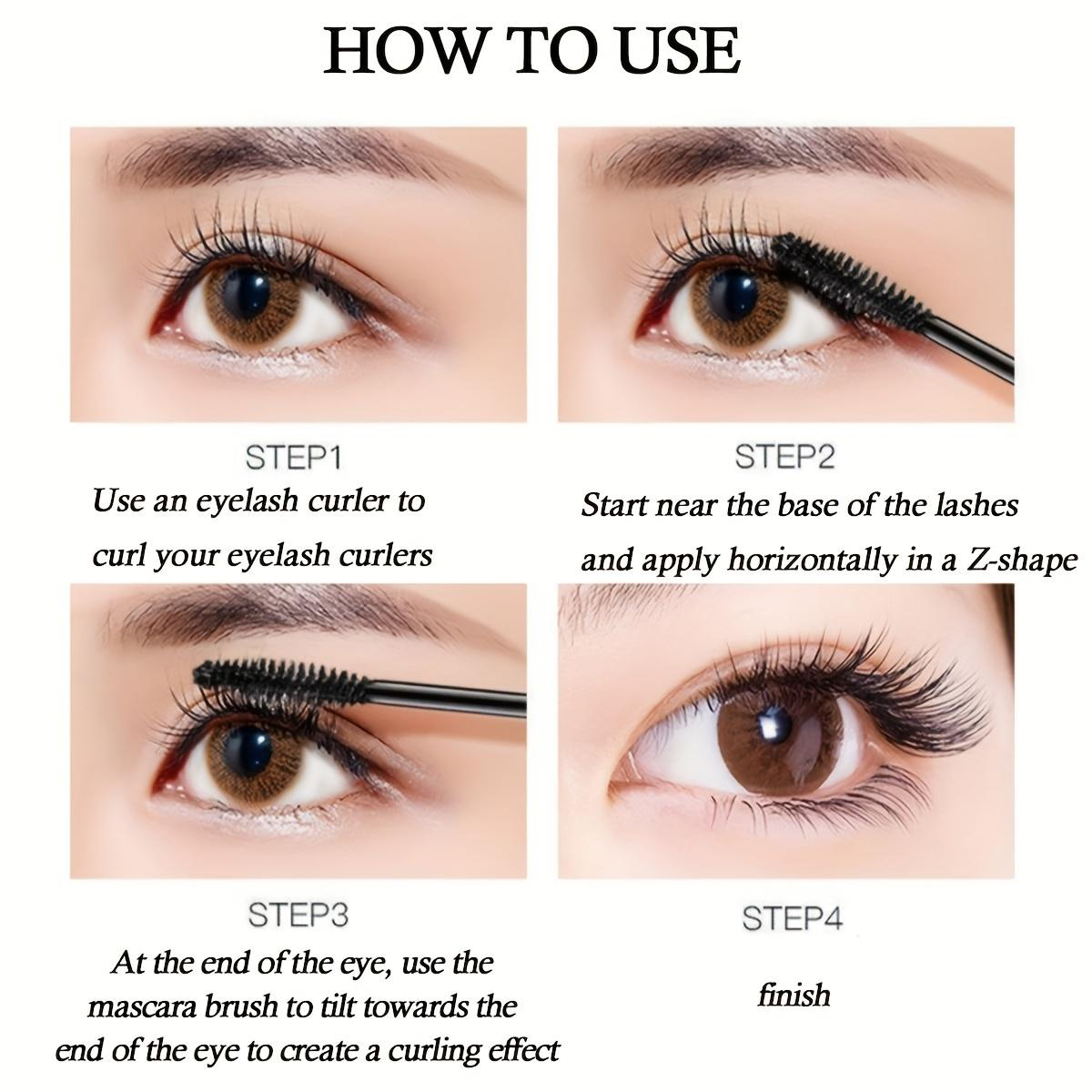 2-in-1 Mascara für mehr Schwung und Volumen |  Lange, Dichte, Glamouröse Wimpern - 1 + 1 Gratis!