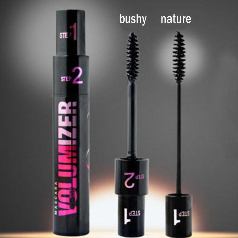 2-in-1 Mascara für mehr Schwung und Volumen |  Lange, Dichte, Glamouröse Wimpern - 1 + 1 Gratis!