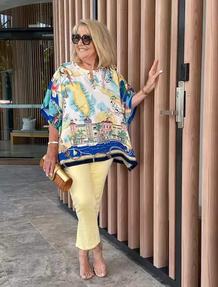 Alisa – Bluse mit Fledermausärmeln | Eleganter Look, Atmungsaktiver Komfort