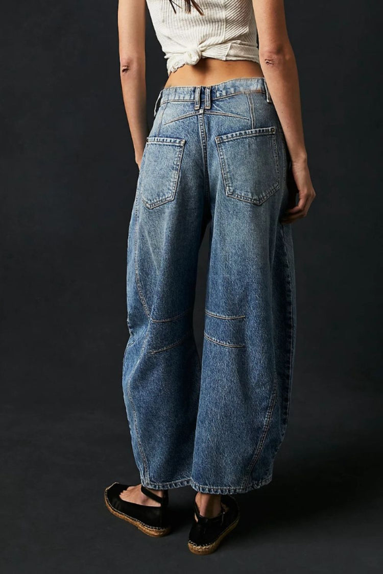 Analyn – Barrel Jeans |  Formt mit Stil, bewegt mit Komfort - Nur heute 1+1 GRATIS!