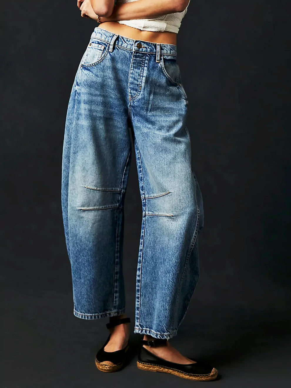 Analyn – Barrel Jeans |  Formt mit Stil, bewegt mit Komfort - Nur heute 1+1 GRATIS!